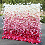 Ali Flowers 5D Gradient Color Artificial Simulation Flower Wall for Wedding Stage Decoration ALFWL018 - Ali Flowers