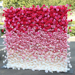 Ali Flowers 5D Gradient Color Artificial Simulation Flower Wall for Wedding Stage Decoration ALFWL018 - Ali Flowers