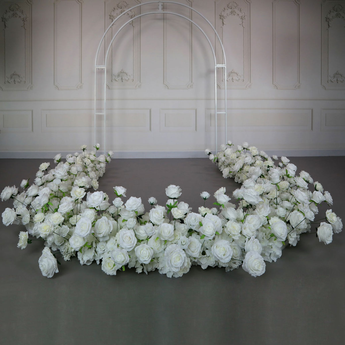 Aliflowers Square Wedding Arch with Artificial Flowers & Engagement Decorations – Perfect Backdrop for Weddings - Ali Flowers