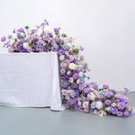 Aliflowers Garden Series Rose Hydrangea Craspedia Colorful Floral for Wedding Table Runner Arrangement ALFRW006 - Ali Flowers