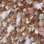 Aliflowers Gold Leaves with White Feather Wall Flower Arrangements Marriage Props ALFWL091 - Ali Flowers