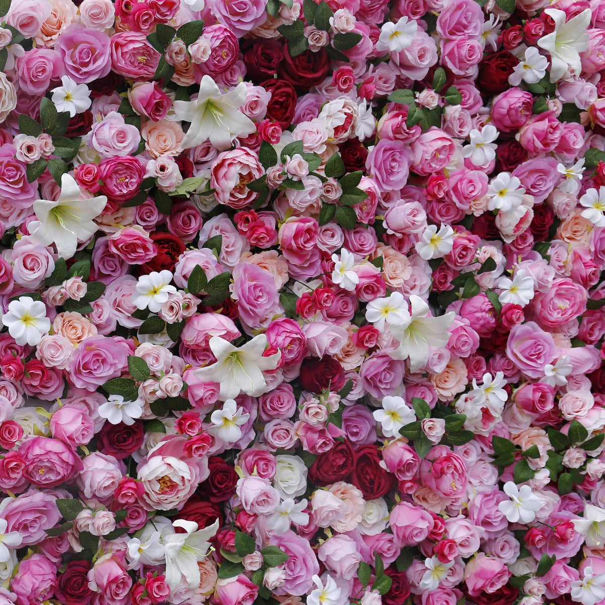 Aliflowers 3D Pink Flower Wall for a Wedding ALFWL051 - Ali Flowers