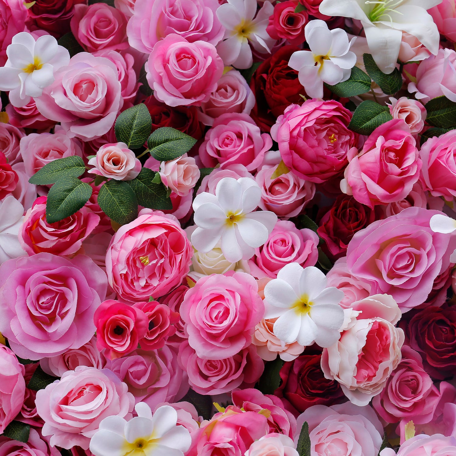 Aliflowers 3D Pink Flower Wall for a Wedding ALFWL051 - Ali Flowers