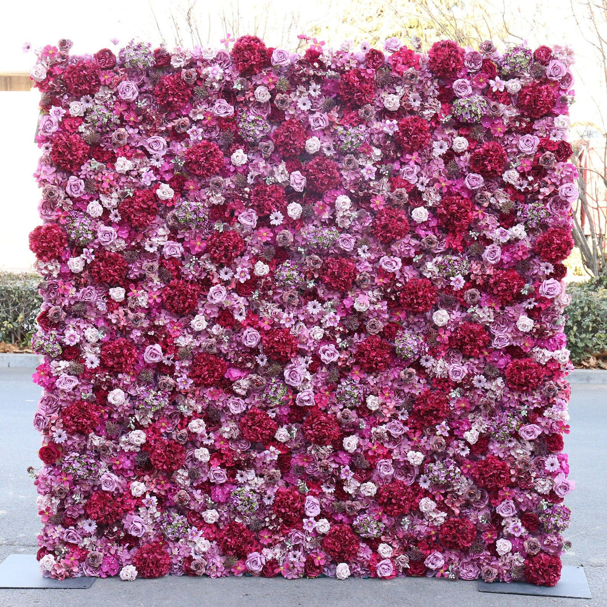 Ali Flowers 5D Luxury Cloth Piaget Eternal Rose Flower Wall For Wedding Party Event Panel ALFWL022 - Ali Flowers