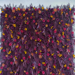 Aliflowers 5D Deep Red Permafrost Rose Wall Roller Fabric Wedding Backdrop ALFWL190