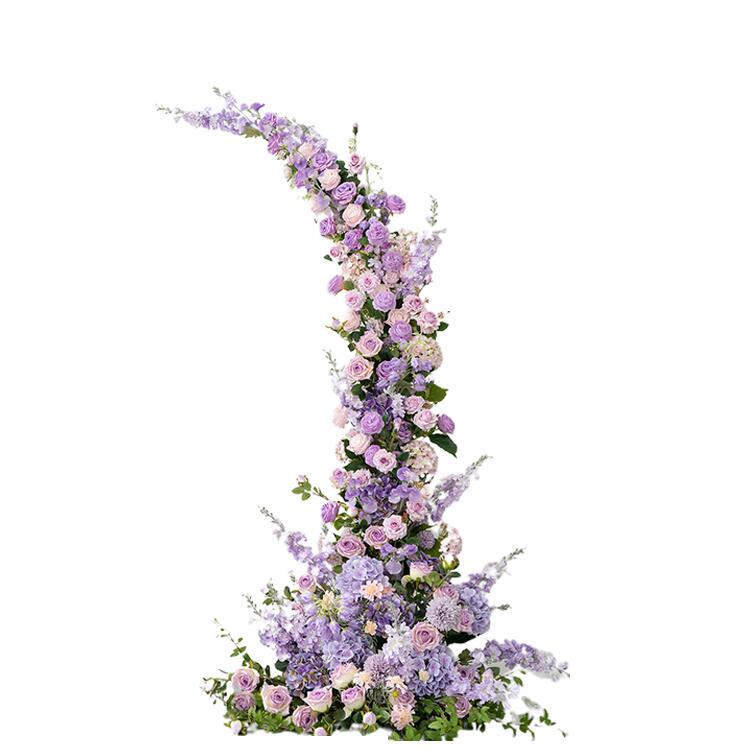 Aliflowers Luxury Floral Arrangement Decor Diamond Flowers with Hydrangea Horn Arch ALFAC003 - Ali Flowers