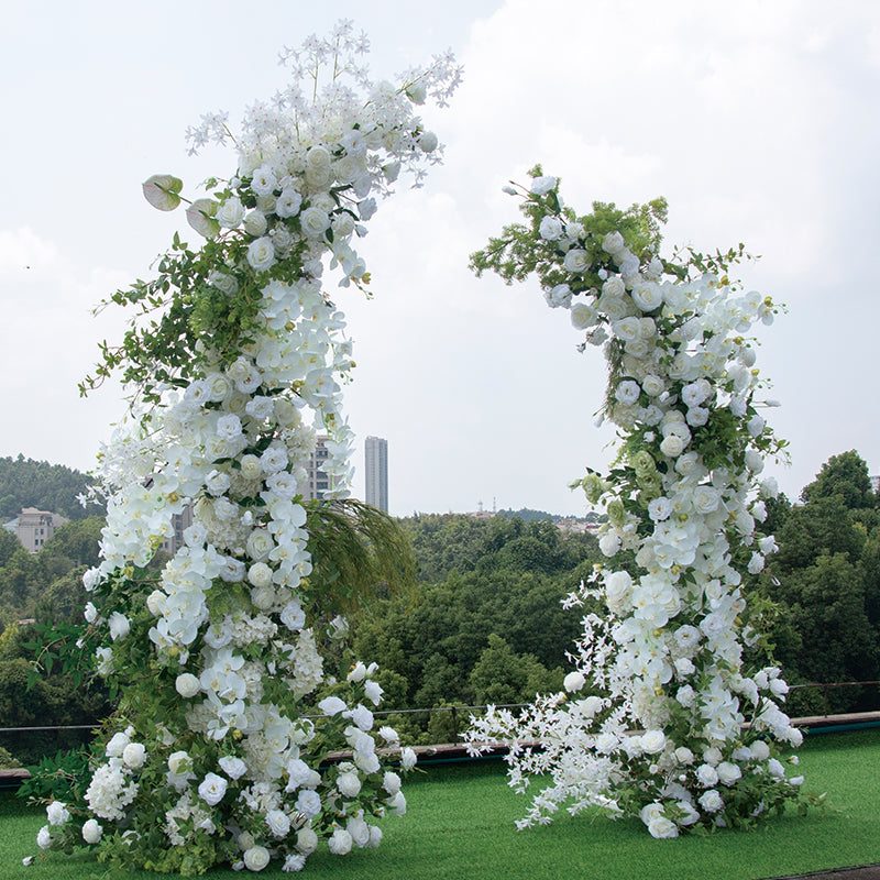 Aliflowers Forest-Themed Series Artificial Nandina wedding backdrop Horn Arch ALFAC005 - Ali Flowers