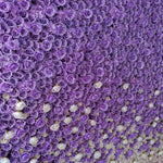 aliflowers white and purple rose curtain flower wall background for wedding events parties