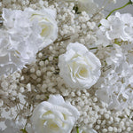 Aliflowers Baby's Breath White Rose Wedding Arch Arrangement ALFAD010 - Ali Flowers