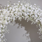 Aliflowers White Rose Series with Bell flower Arch for Wedding Valentine's Day ALFAD003 - Ali Flowers