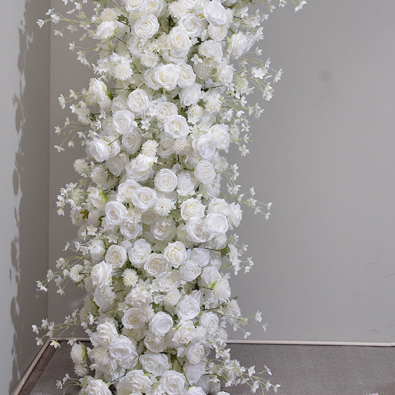 Aliflowers White Rose Series with Bell flower Arch for Wedding Valentine's Day ALFAD003 - Ali Flowers