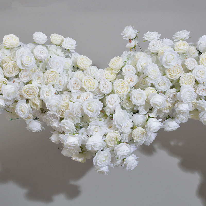 Aliflowers White Rose Series Heart Arch for Wedding Decorations ALFAH001 - Ali Flowers