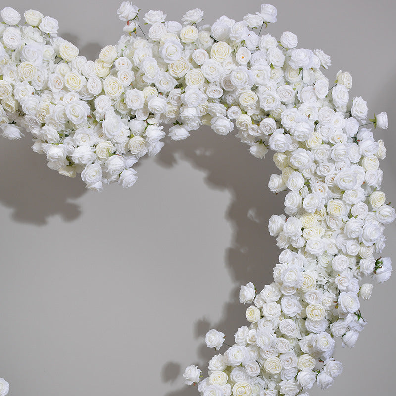 Aliflowers White Rose Series Heart Arch for Wedding Decorations ALFAH001 - Ali Flowers